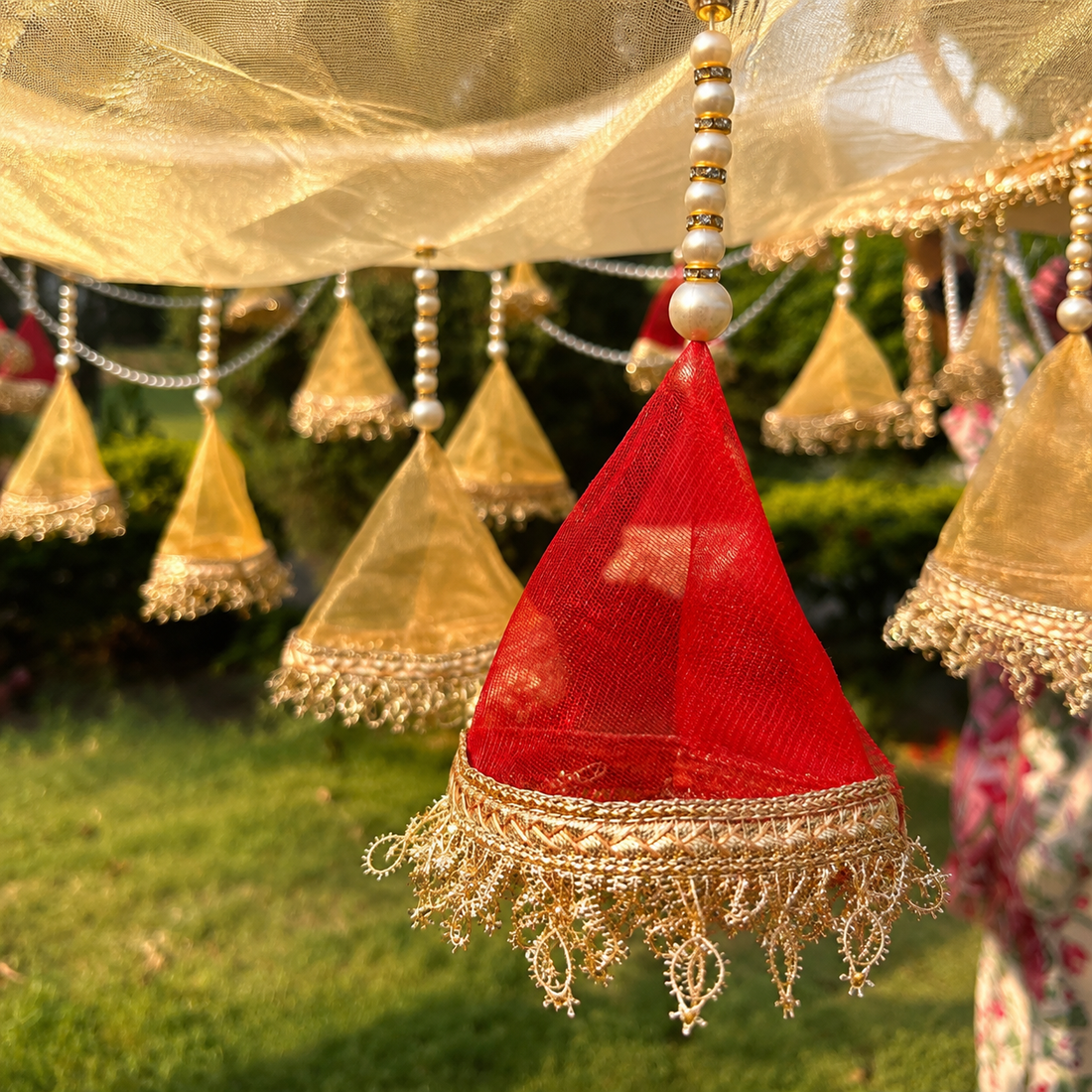 Handmade Wedding Bridal Chadar & Wedding Accessories for Elegant Indian Weddings